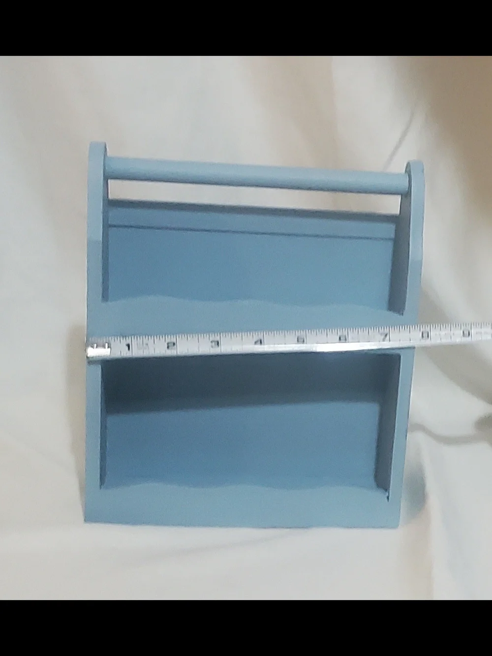 Blue Wooden Wall Shelf Organizer - Home Wall Decor
